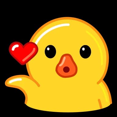Стикер из набора Duck для Телеграм: Анимированные 😘