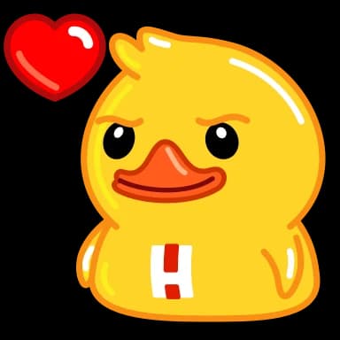 Стикер из набора Duck для Телеграм: Анимированные 😘