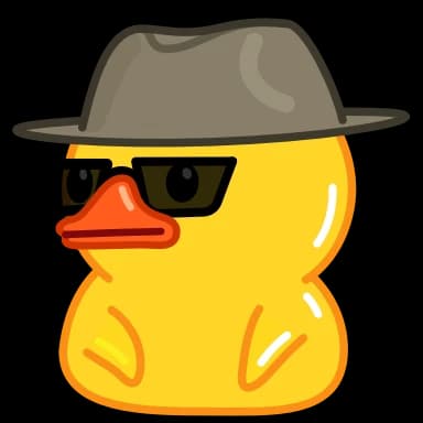 Стикер из набора Duck для Телеграм: Анимированные 🤫
