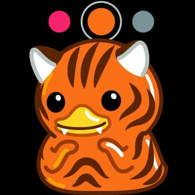 Стикер из набора Duck для Телеграм: Анимированные 🐯