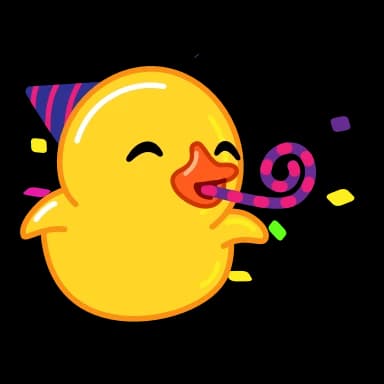 Стикер из набора Duck для Телеграм: Анимированные 🥳