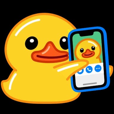 Стикер из набора Utya Duck 2 для Телеграм: Анимированные 📱