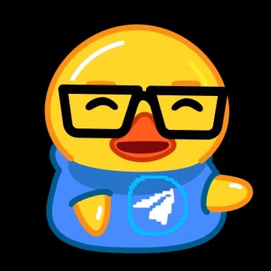Стикер из набора Utya Duck 2 для Телеграм: Анимированные 🤓