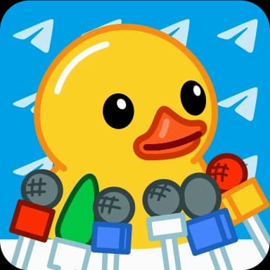 Стикер из набора Utya Duck 2 для Телеграм: Анимированные 🎤