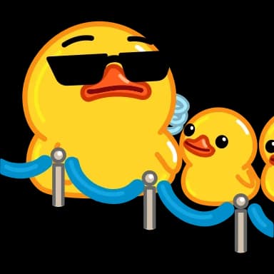 Стикер из набора Utya Duck 2 для Телеграм: Анимированные ✋