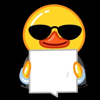 Стикер из набора Utya Duck 2 для Телеграм: Анимированные 😎