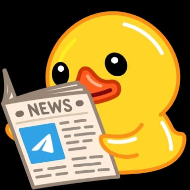 Стикер из набора Utya Duck 2 для Телеграм: Анимированные 📰
