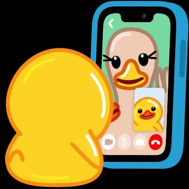 Стикер из набора Utya Duck 2 для Телеграм: Анимированные 📞