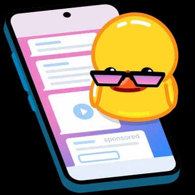Стикер из набора Utya Duck 2 для Телеграм: Анимированные 😋