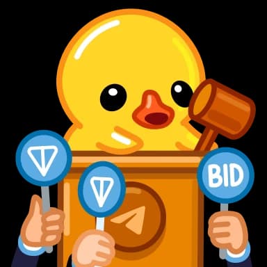 Стикер из набора Utya Duck 2 для Телеграм: Анимированные 💰