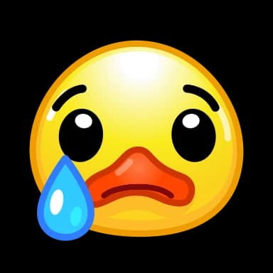 Стикер из набора Utya Emoji Pack @TgSticker для Телеграм: Анимированные 😢