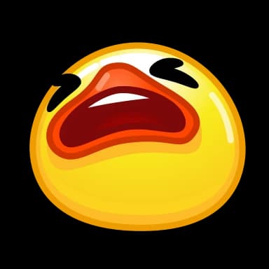 Стикер из набора Utya Emoji Pack @TgSticker для Телеграм: Анимированные 😫
