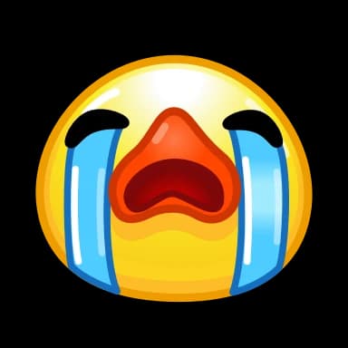 Стикер из набора Utya Emoji Pack @TgSticker для Телеграм: Анимированные 😭