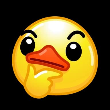 Стикер из набора Utya Emoji Pack @TgSticker для Телеграм: Анимированные 🤔