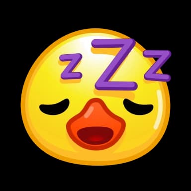 Стикер из набора Utya Emoji Pack @TgSticker для Телеграм: Анимированные 😴