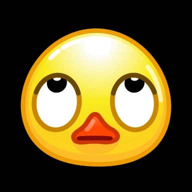 Стикер из набора Utya Emoji Pack @TgSticker для Телеграм: Анимированные 🙄