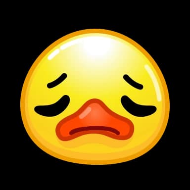 Стикер из набора Utya Emoji Pack @TgSticker для Телеграм: Анимированные 😞