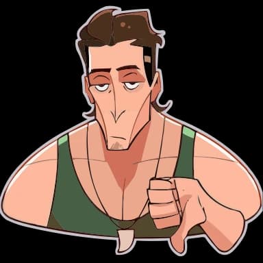 Эмодзи из набора chpic.su • @EmojisTG | Арни HD для Телеграм: Анимированные 👎