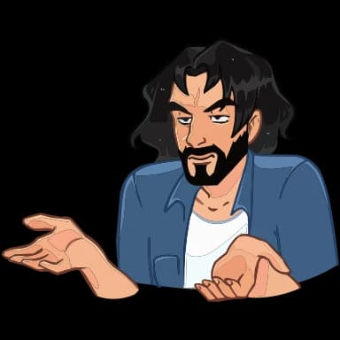 Эмодзи из набора chpic.su • @EmojisTG | Эдуард HD для Телеграм: Анимированные 🤷♂️