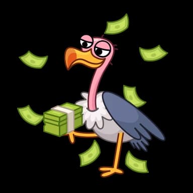 Эмодзи из набора chpic.su • @EmojisTG | Стервятник для Телеграм: Анимированные 🤑