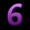 Эмодзи из набора WB_pack для Телеграм: Статические 6️⃣