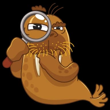 Эмодзи из набора The Wale & Walruses - @TelemojisMaydroid для Телеграм: Анимированные 🧐
