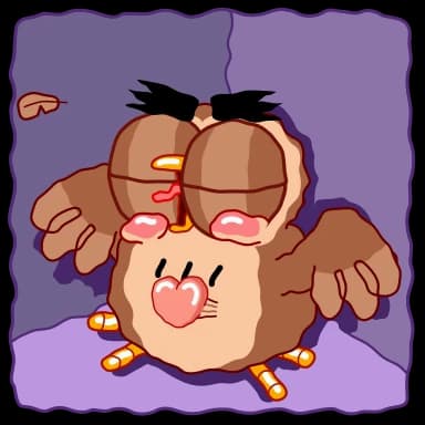 Эмодзи из набора Wally Owl | @EmojisTG для Телеграм: Анимированные 😱