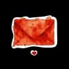 Эмодзи из набора Watercolor red by @emoji_tv для Телеграм: Статические 💌