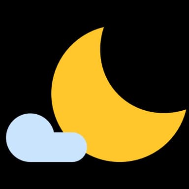 Эмодзи из набора Weather Emoji для Телеграм: Анимированные 🌙