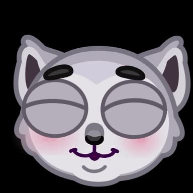 Эмодзи из набора Werewolf Emoji для Телеграм: Анимированные 😌