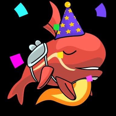 Эмодзи из набора Whale.io для Телеграм: Анимированные 🎉