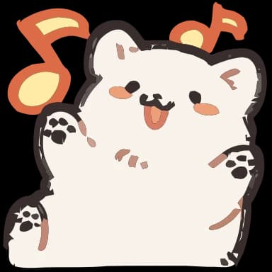 Эмодзи из набора (@ShoutoEmoji) Fluffy для Телеграм: Анимированные 🎶