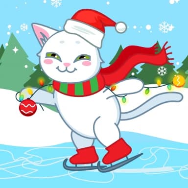 Стикер из набора Зима❄️ @sv3tlana7 для Телеграм: Анимированные ❄️