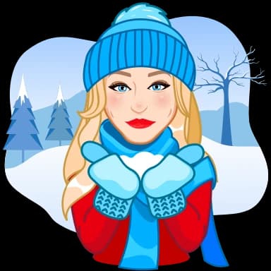 Стикер из набора Зима❄️ @sv3tlana7 для Телеграм: Анимированные ❄️