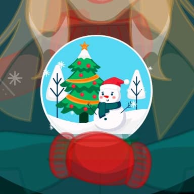 Стикер из набора Зима❄️ @sv3tlana7 для Телеграм: Анимированные ❄️
