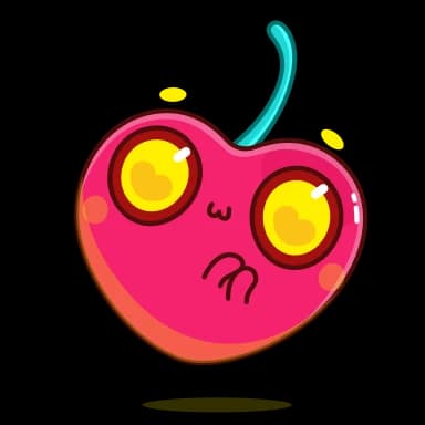 Стикер из набора Yellow Cherry для Телеграм: Анимированные ❤️