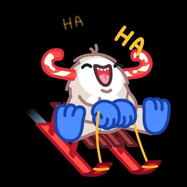 Стикерпак Yeti on Holidays для Телеграм: Анимированные