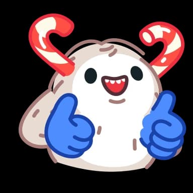 Стикер из набора Yeti on Holidays для Телеграм: Анимированные 👍