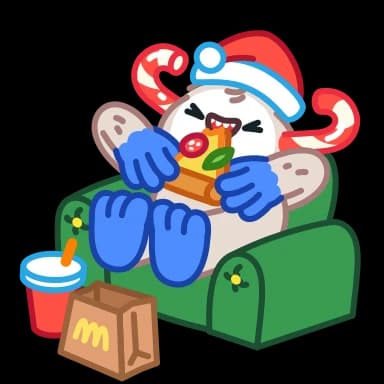 Стикер из набора Yeti on Holidays для Телеграм: Анимированные 😀