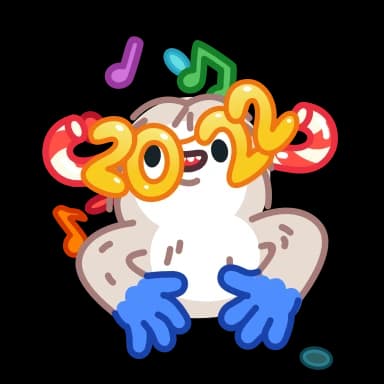 Стикер из набора Yeti on Holidays для Телеграм: Анимированные 🥳