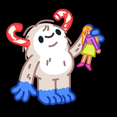 Стикер из набора Yeti on Holidays для Телеграм: Анимированные 🤗