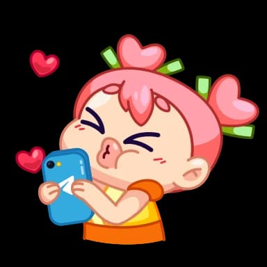 Стикер из набора Yoko для Телеграм: Анимированные 😘