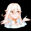 Эмодзи из набора айрис @vanishcoca для Телеграм: Статические 🤷♂️