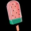 Эмодзи из набора Вкусная водичка @cute_enot_art для Телеграм: Статические 🍦