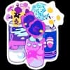 Эмодзи из набора Вкусная водичка @cute_enot_art для Телеграм: Статические 🫙