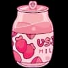 Эмодзи из набора Вкусная водичка @cute_enot_art для Телеграм: Статические 🫙