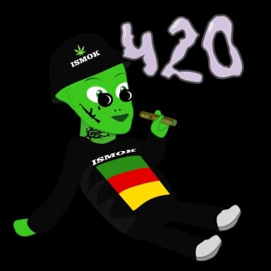 Стикер из набора @iSmokBOT @iSmok420 @iChannel420 для Телеграм: Анимированные 😈