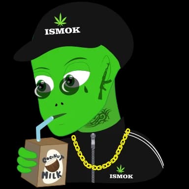 Стикер из набора @iSmokBOT @iSmok420 @iChannel420 для Телеграм: Анимированные 👋