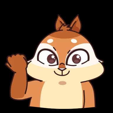 Стикер из набора Квип бурундук @Stickersnew для Телеграм: Анимированные 🙏