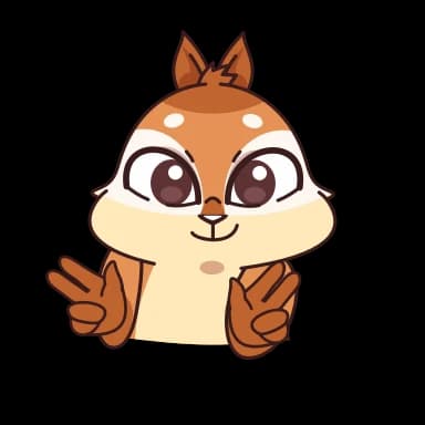 Стикер из набора Квип бурундук @Stickersnew для Телеграм: Анимированные ☺️